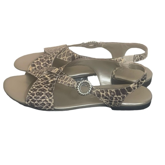 Brighton Coast Slingback Flat
Sandals Multicolor Snake Print Slip Ons 7.5M - Picture 7 of 16